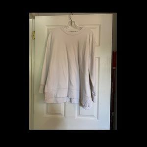 White sweatshirt